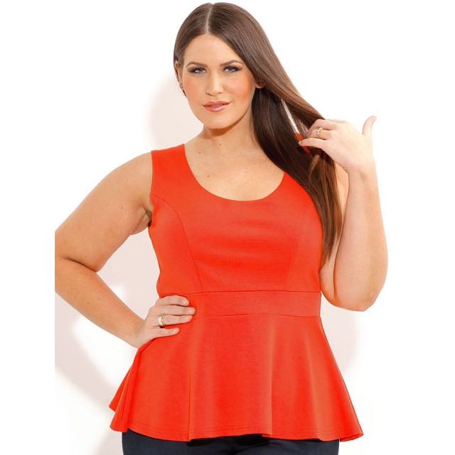 city chic peplum top