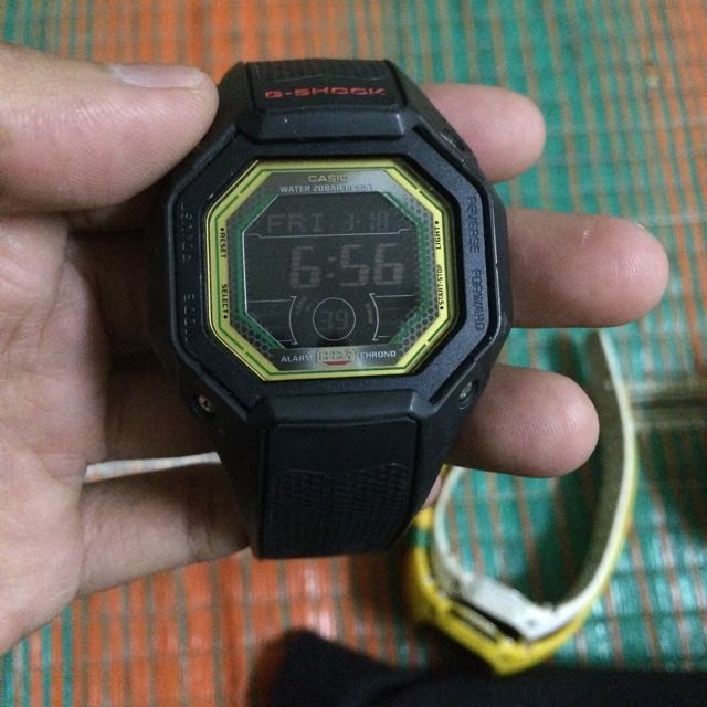 G Shock G056-RE Rasta Polygon Black 