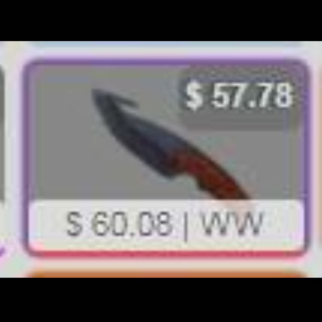 Gut Knife Blue Steel Ww Well Worn Electronics On Carousell