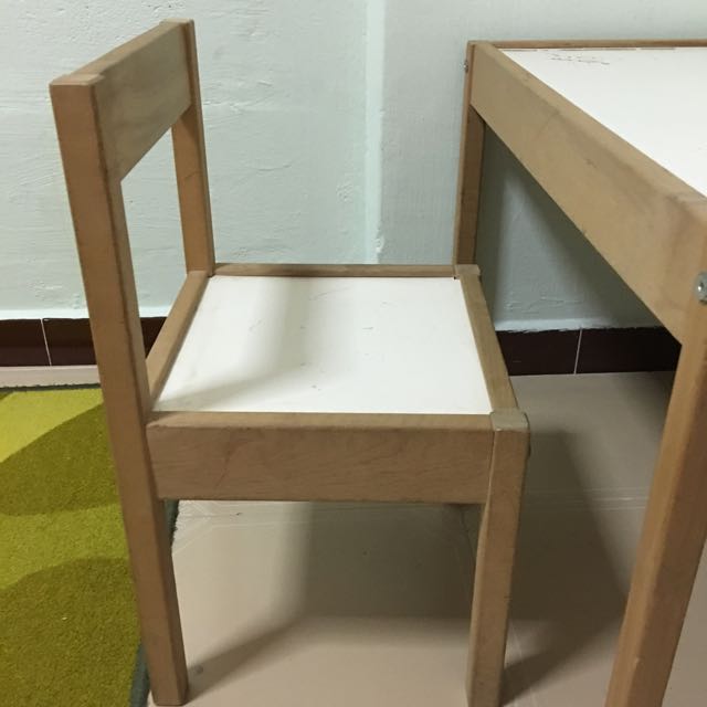 Ikea Children S Table And Chair Set Furniture On Carousell