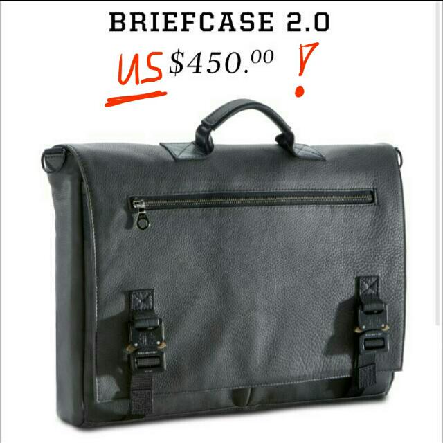 Killspencer Briefcase 2.0 Charcoal Grey New. Retail 450 US Dollar Selling For Just 380 SGD Luxury on Carousell