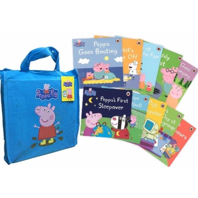 Peppa pig book collection bag discount