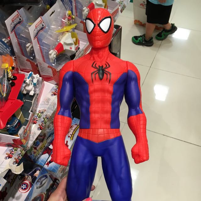 large spiderman action figure