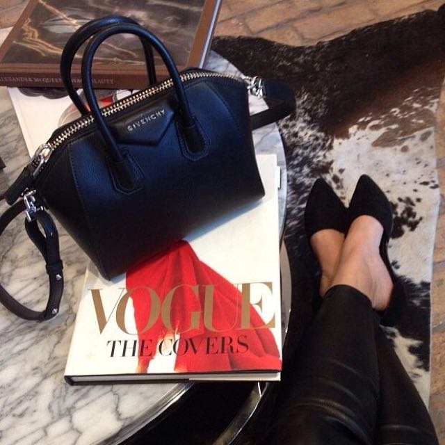 real leather purse