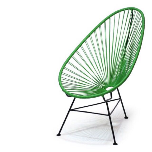 Green Acapulco Chair Authentic Furniture On Carousell