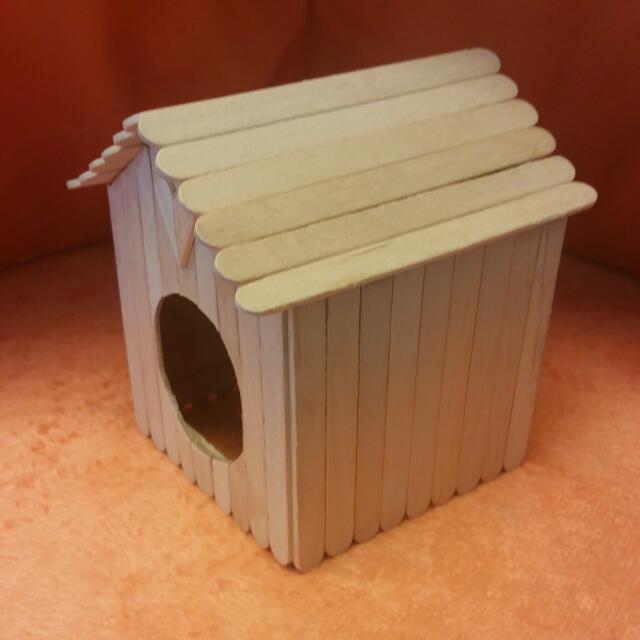 Handmade Wood House For Hamster Pet Supplies On Carousell