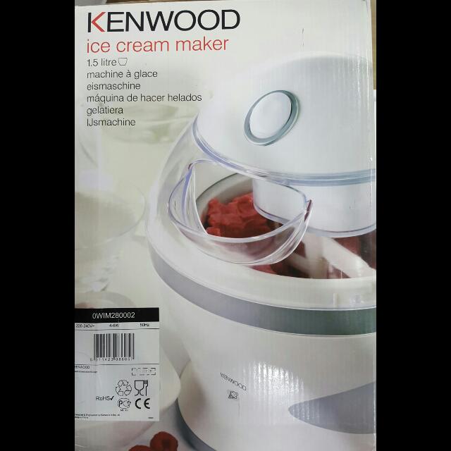Kenwood Icecream Maker IM280, TV & Home Appliances, Kitchen Appliances