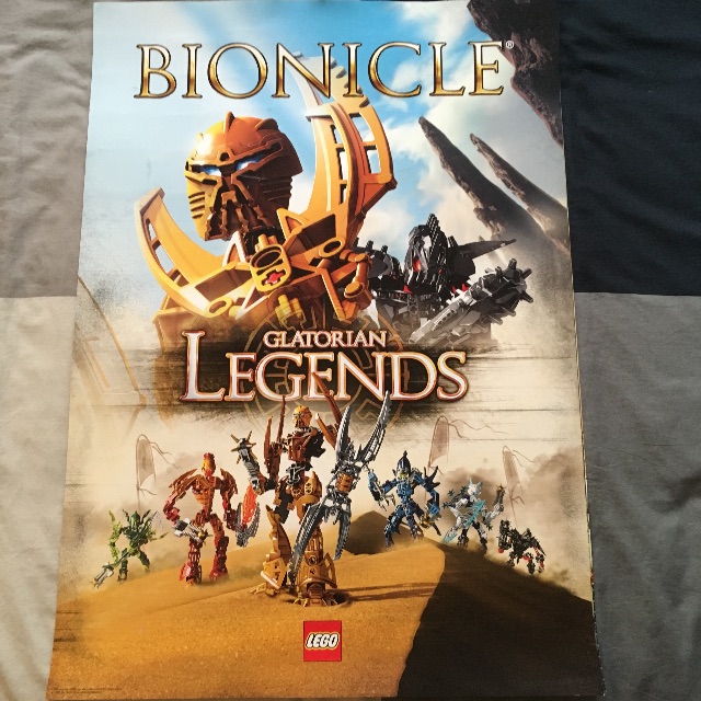 Lego Bionicle Glatorian Legends Poster Hobbies Toys Toys