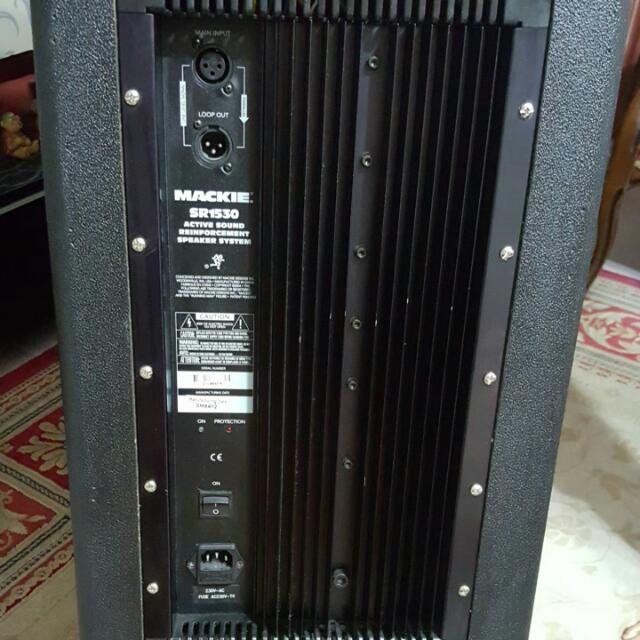 MACKIE SPEAKER....model 1530, Audio, Soundbars, Speakers & Amplifiers