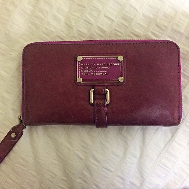 Marc jacobs online purple wallet