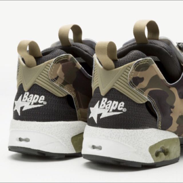 bape reebok pump