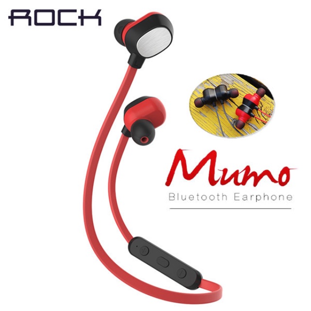 Rock Mumo Bluetooth Earphone LIMITED UNIT 10PCS ONLY Health