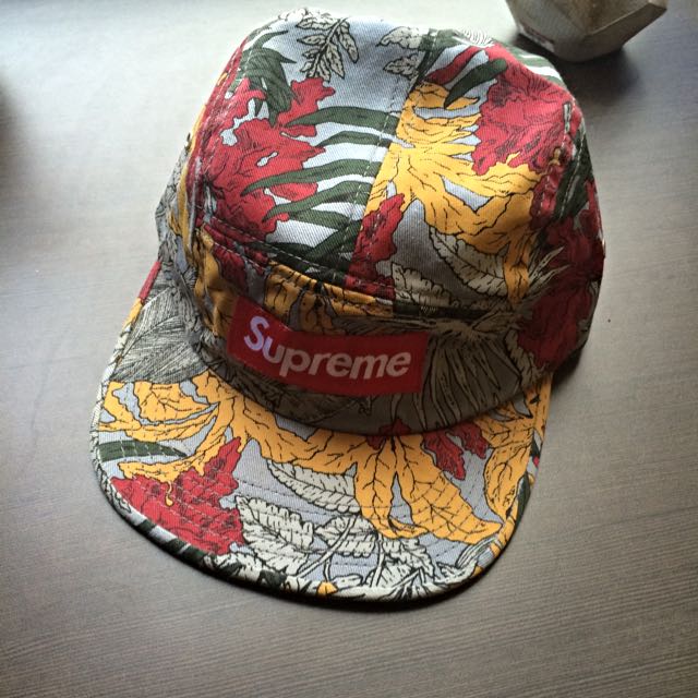 supreme floral 5 panel