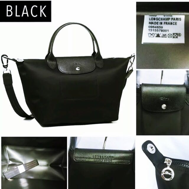 Brand New And Authentic Longchamp Le Pliage Neo Black Color Small Size Luxury on Carousell