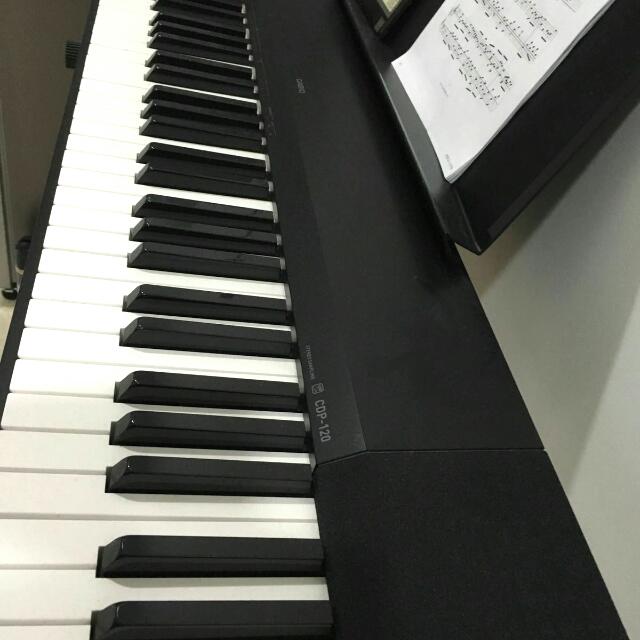 Casio Digital Piano CDP 120 incl Pedal Stand Hobbies Toys Music Media Music Accessories on Carousell