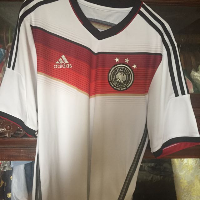 Germany World Cup 2014 Jersey Authentic, Men's Fashion, Activewear on