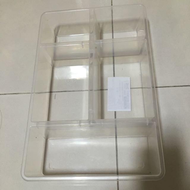 Ikea Clear Plastic Organizer, Furniture & Home Living, Home Improvement