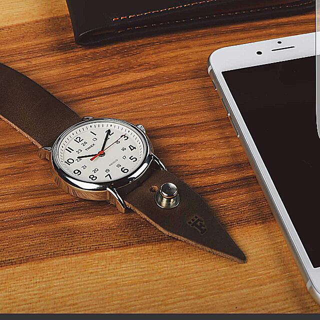 38mm HORWEEN LEATHER TIMEX WEEKENDER Online Exclusive