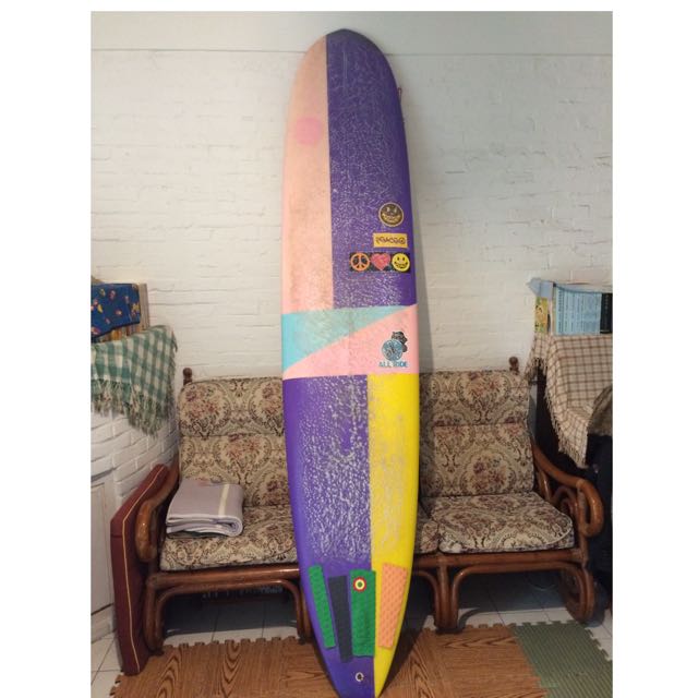 二手手工9呎衝浪板 運動休閒在旋轉拍賣