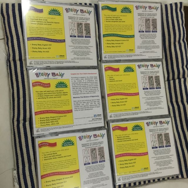 Brainy Baby Vcd, Babies & Kids, Nursing & Feeding, Weaning & Toddler