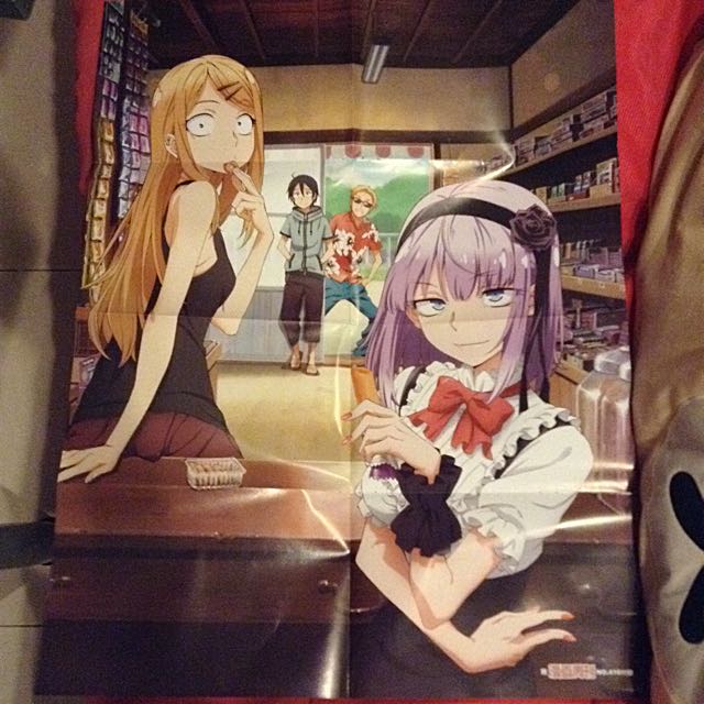 Get Wallpaper Dagashi Kashi Boku Dake Ga Inai Machi Poster Entertainment J Pop For Android Free