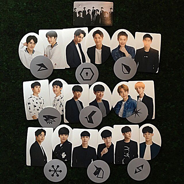 Exo Exoluxion Deco Stickers All Members Entertainment K Wave On
