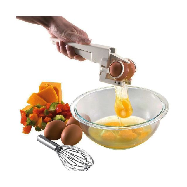 Ez Egg Er Pemecah Telur Pecah Telor Praktis Dapur Unik Ez Egg Er Pemecah Telur Pecah Telor Praktis Dapur Unik Separator Karakteristik Peralatan Rumah Tangga