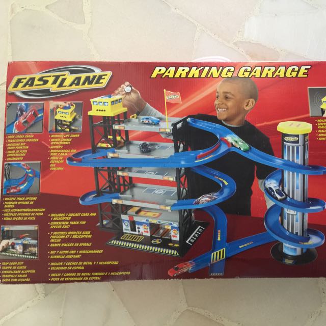Fast Lane Parking Garage Toys On Carou