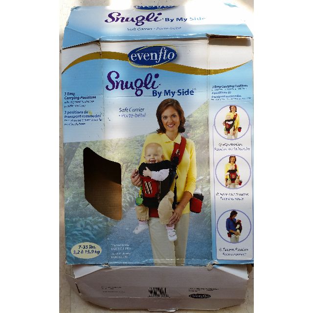 PreLoved Evenflo Snugli By My Side Baby Carrier Babies Kids Infant Playtime on Carousell