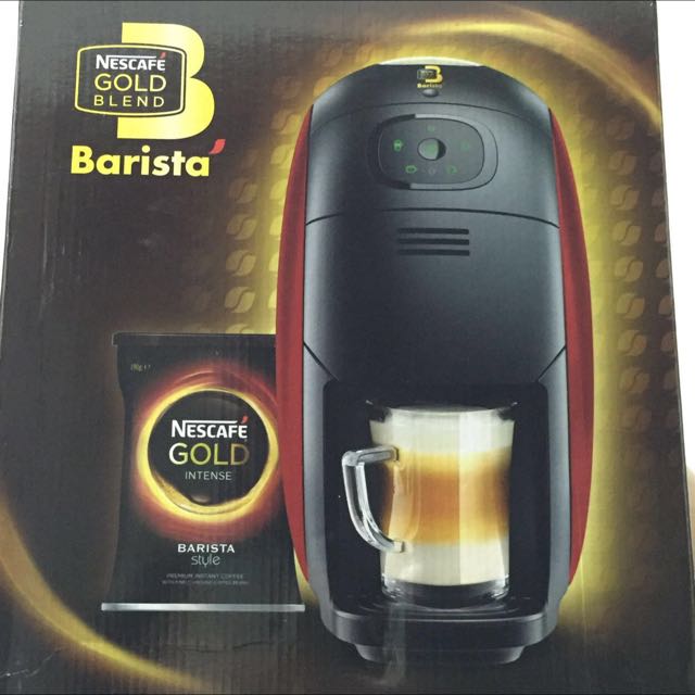 Reduced Price Nescafe Gold Blend Barista Machine Piano Black Home Appliances On Carousell