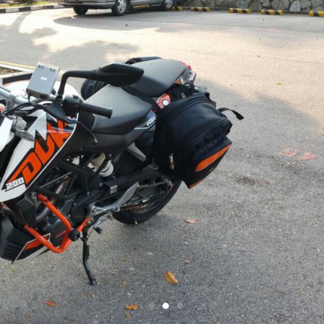 Saddle bag for duke 200 cheap