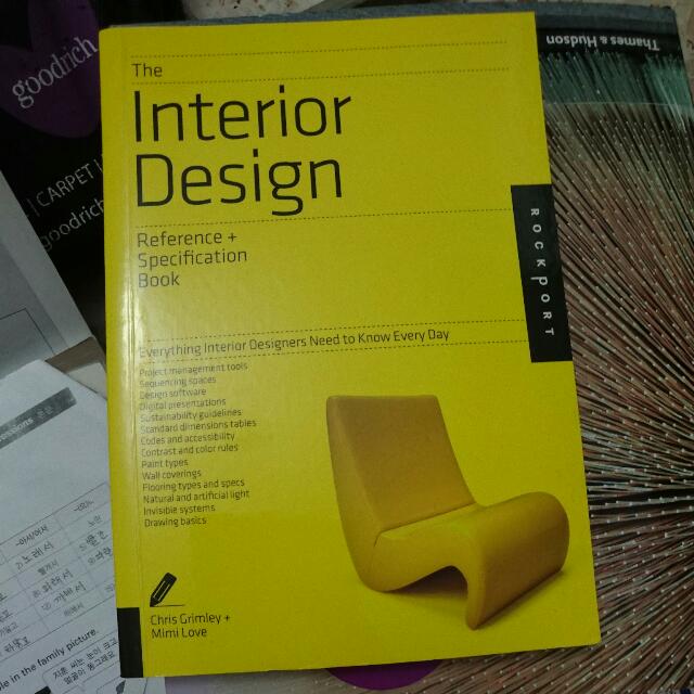 The Interior Design Reference Specification Book Books
