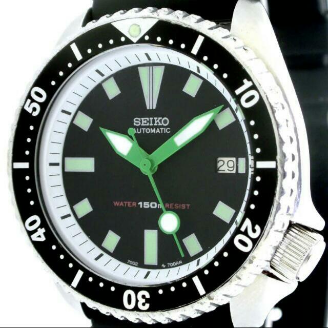 Watches, Parts & Accessories minute track- mod parts Brand New Lume Green SEIKO  7002 Chapter Ring Jewellery & Watches YA9548691