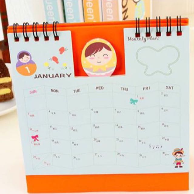 Table Calendar, Everything Else on Carousell