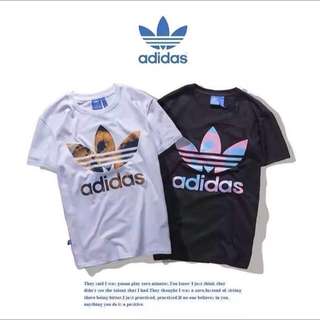 Adidas三葉草 新款時尚潮流圓領短袖