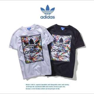 Adidas三葉草 時尚潮流圓領短袖