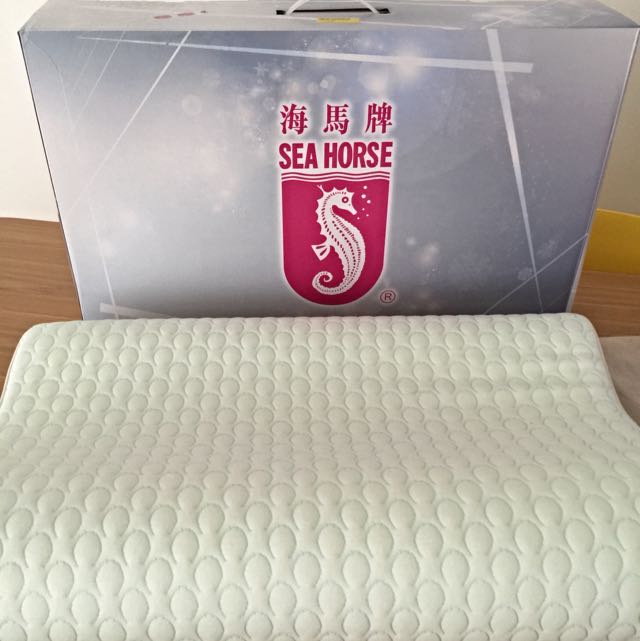 Seahorse shop contour pillow