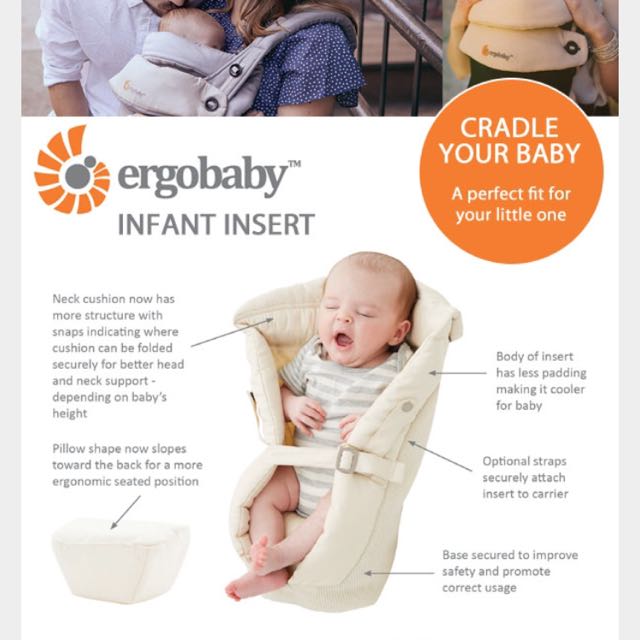 ergo baby carrier infant insert