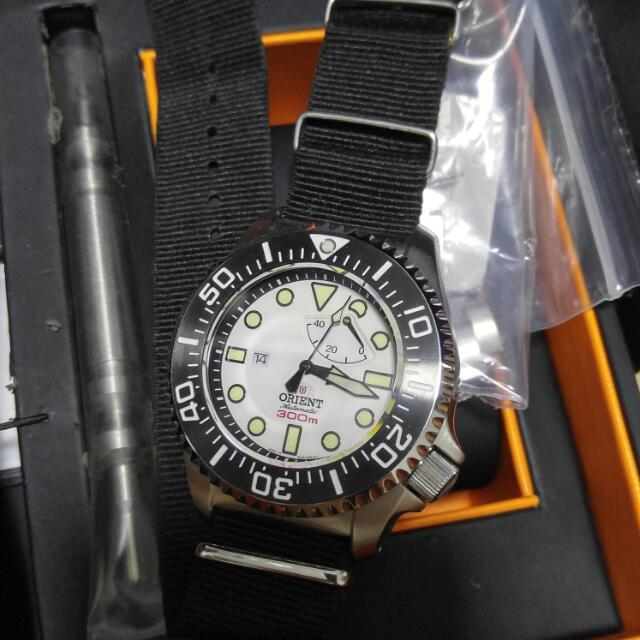 Orient 300m Saturation Diver White EL02003W Luxury Watches on Carousell