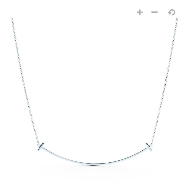 Tiffany t smile pendant silver clearance