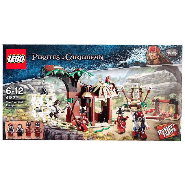 LEGO Pirates of the Caribbean 4182 The Cannibal Escape, Hobbies & Toys ...