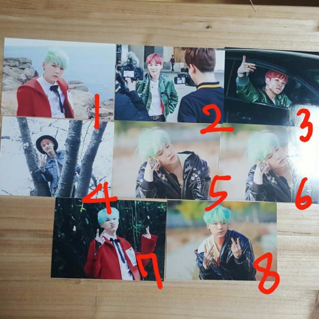 BTS Butterfly Dream Exhibition Suga Photocards, Hobbies & Toys