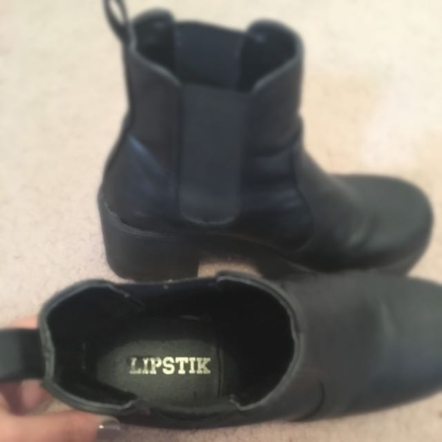 lipstick eamon boots