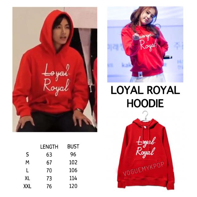 v loyal royal hoodie