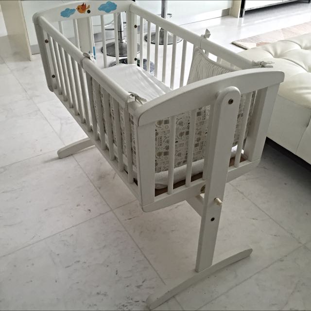 Mothercare Swinging Crib White Babies Kids On Carousell