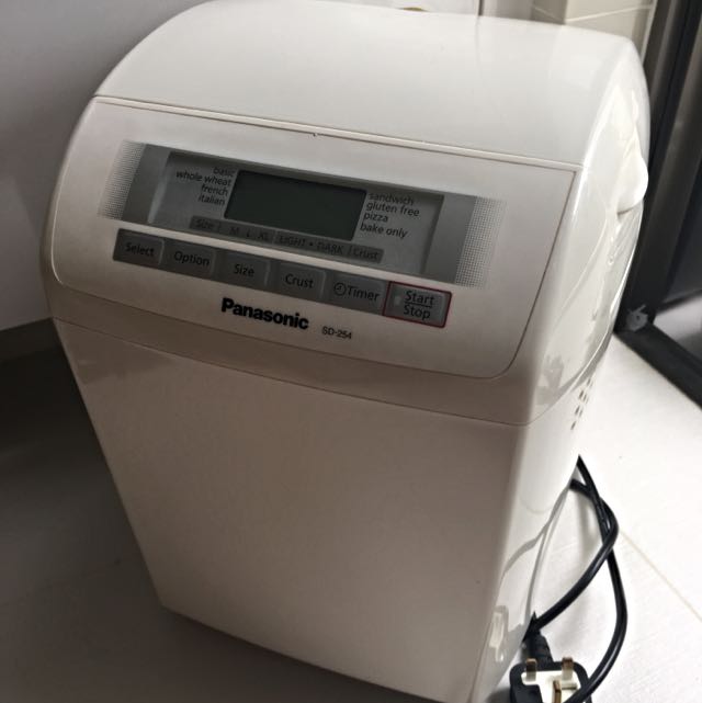panasonic sd254 breadmaker