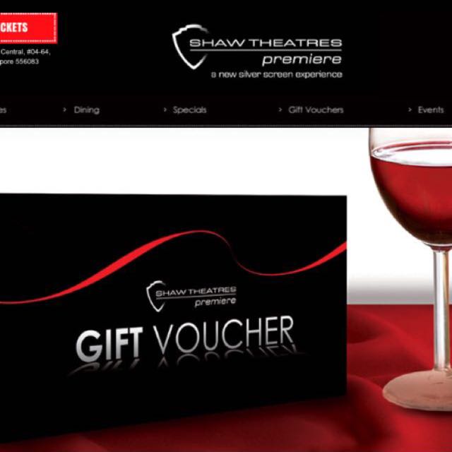 Shaw premiere ticket price cheap