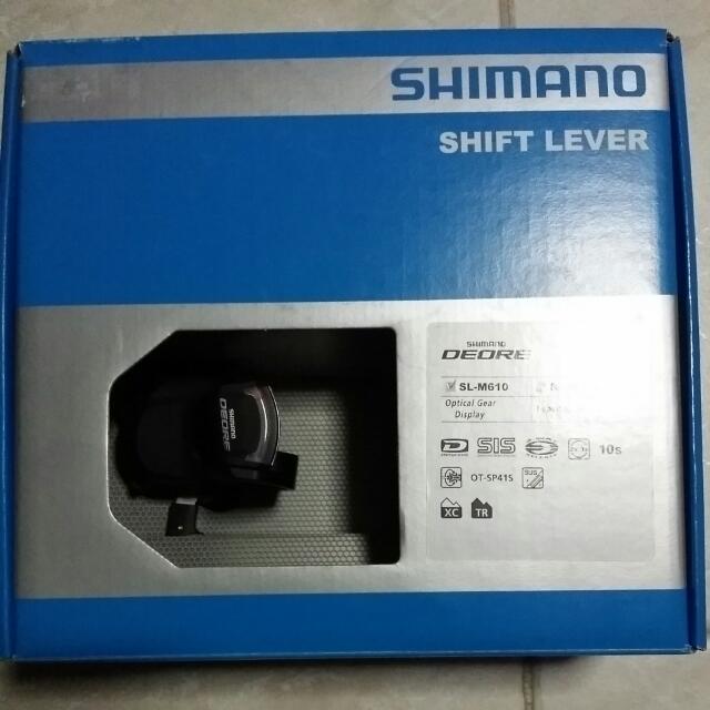 Shimano Deore Gear Shifters Set c/w cable & Shimano Revoshift, Sports