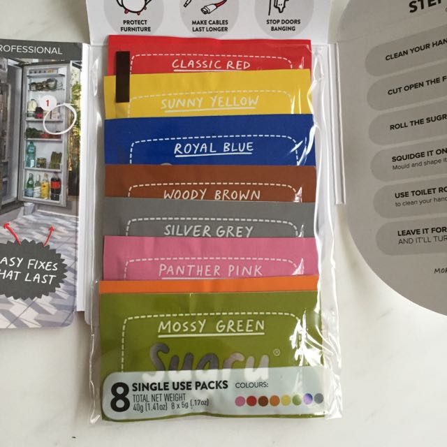 Sugru Moldable Glue Classic Colors Pack (8x 5g)