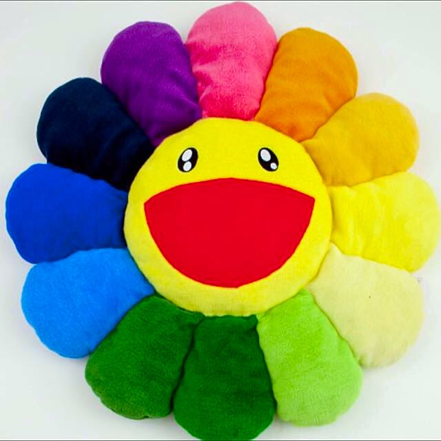 takashi murakami flower cushion
